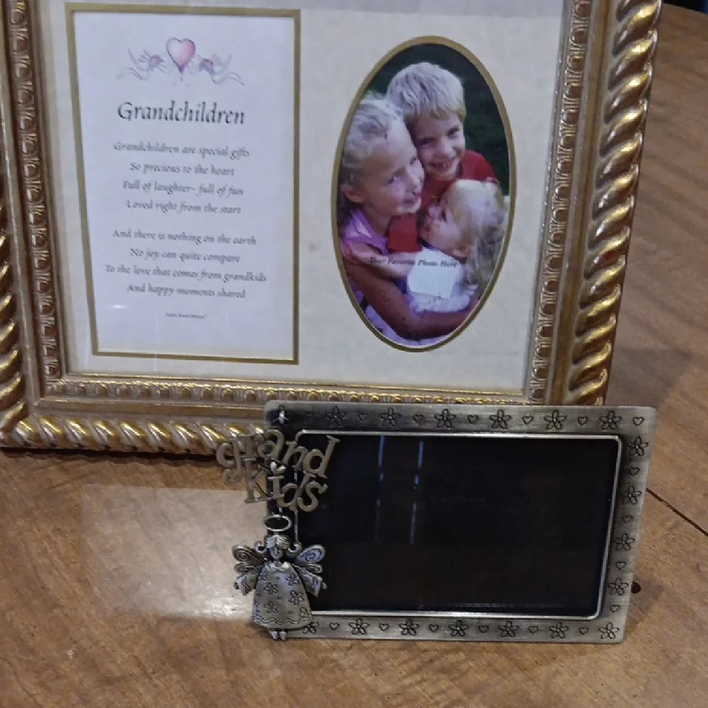Gold Decorative Grandchildren Picture Frame - Classic Home Accents